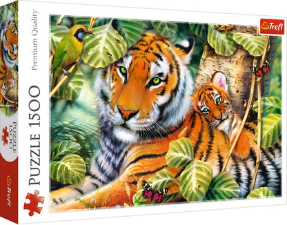Trefl - Two Tigers - 1500 Piece Jigsaw Puzzle