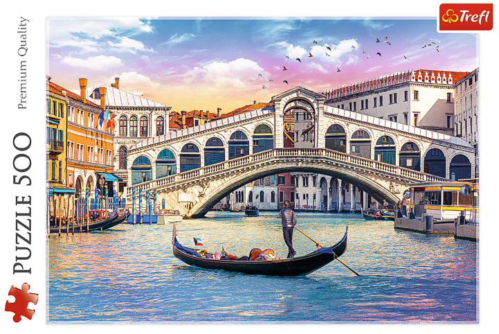 Rialrto Bridge, Venice – 500 Piece Jigsaw Puzzle (Trefl)