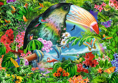 Tropical Animals – 1040 Piece Jigsaw Puzzle (Trefl)