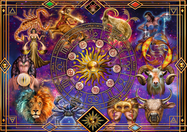Zodiac Signs – 1040 Piece Jigsaw Puzzle (Trefl)