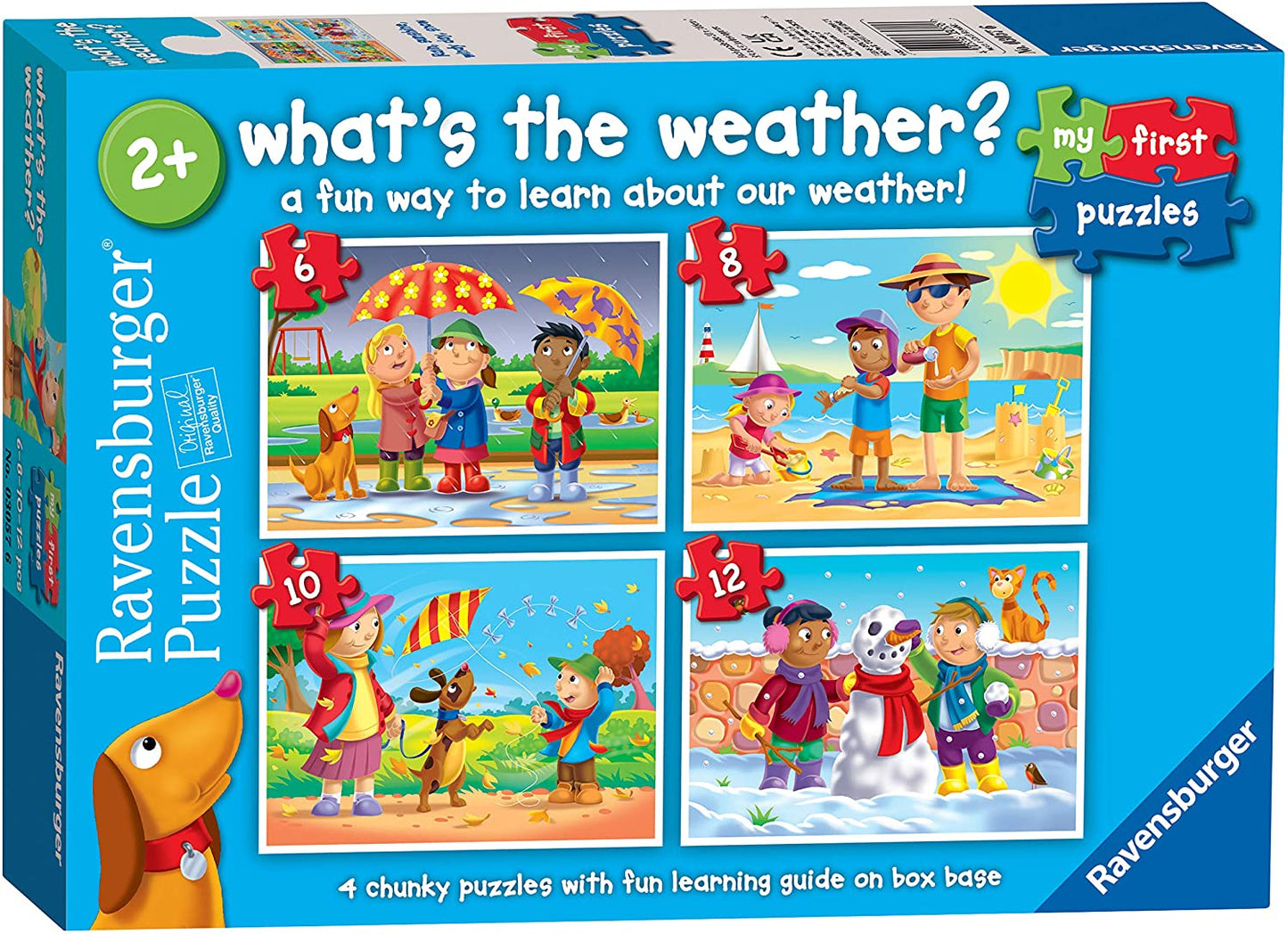 Ravensburger 3057 Weather My First Jigsaw Puzzles - 2, 3, 4 & 5 Piece Jigsaw Puzzles