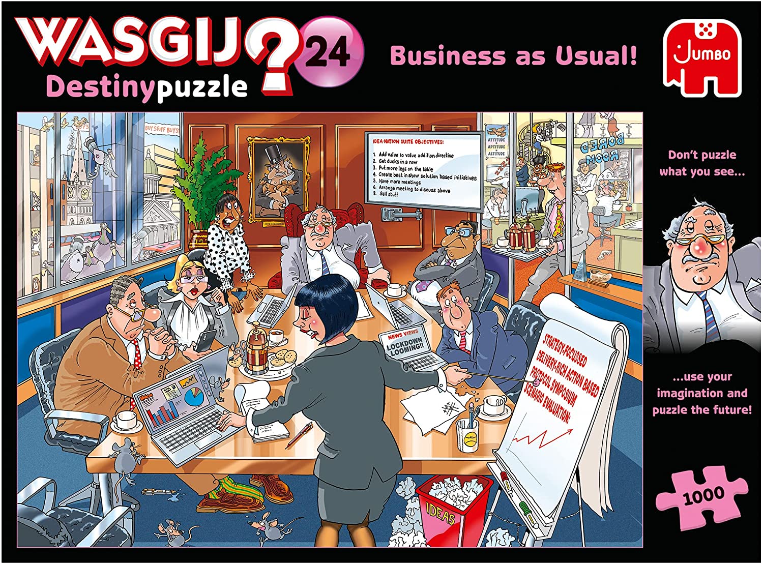 Wasgij Destiny 24: Business As Usual – 1000 Piece Jigsaw Puzzle (Wasgij)