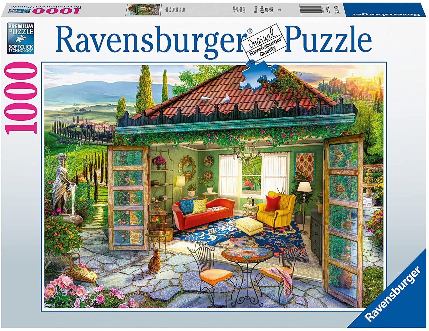 Tuscan Oasis – 1000 Piece Jigsaw Puzzle (Ravensburger)