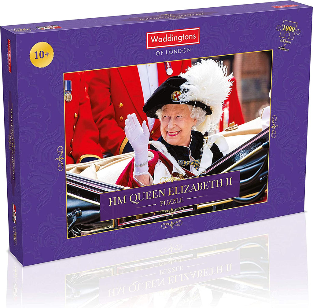 HM Queen Elizabeth II by Waddingtons – 1000 Piece Jigsaw Puzzle (Waddingtons)