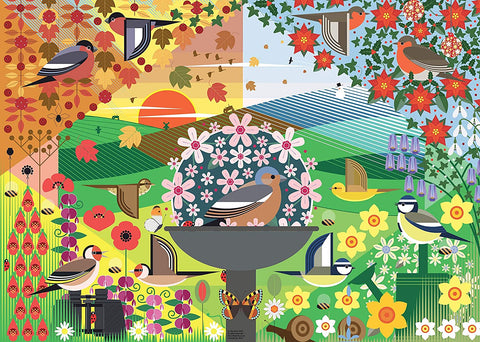 Birdie Seasons by I Like Birds – 1000 Piece Jigsaw Puzzle (Ravensburger)