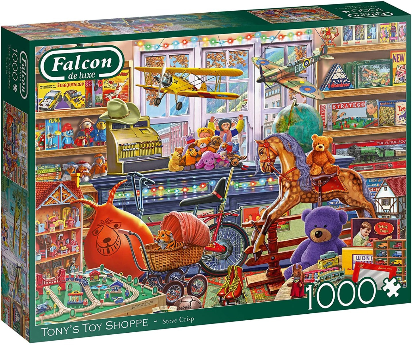 Tony's Toy Shoppe by Falcon De Luxe – 1000 Piece Jigsaw Puzzle (Falcon De Luxe)