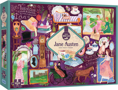 Gibsons -  Jane Austen - Book Club - 1000 Piece Jigsaw Puzzle