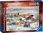 Winter On The Farm – 1000 Piece Jigsaw Puzzle (Ravensburger)