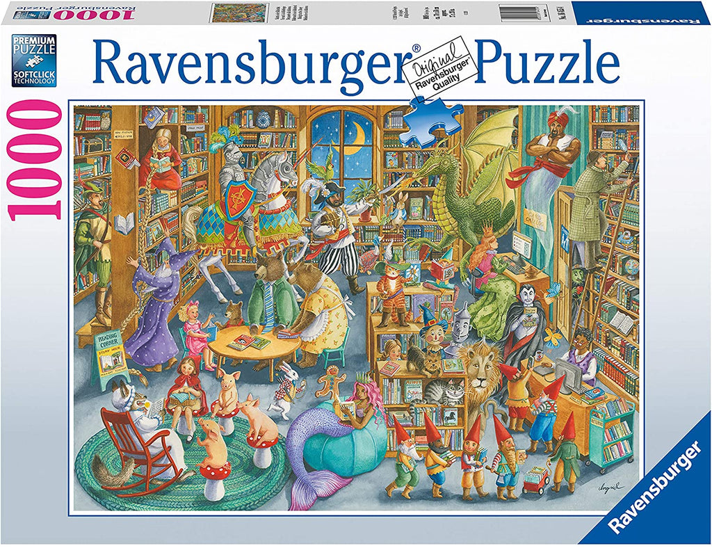 Midnight In The Library – 1000 Piece Jigsaw Puzzle (Ravensburger)