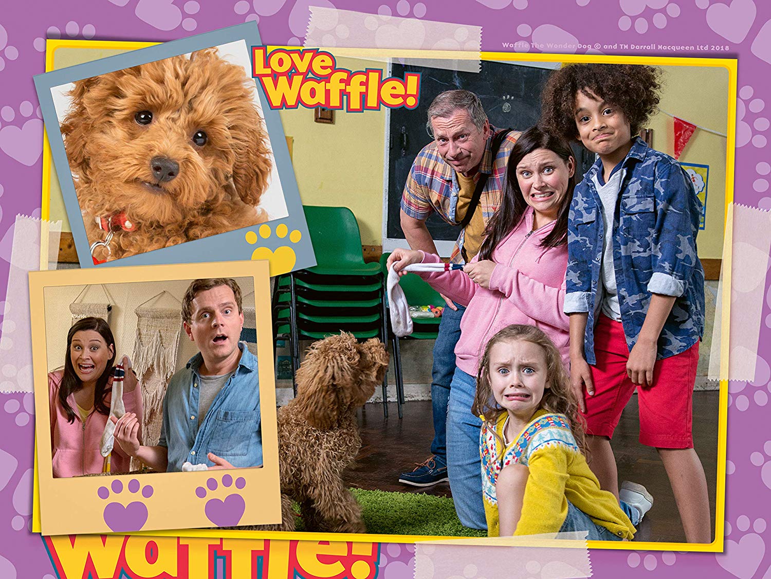 Ravensburger 3035 Waffle The Wonder Dog 4 In A Box (12, 16, 20, 24 piece) Jigsaw Puzzles