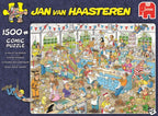 Clash of The Bakers by Jan Van Haasteren – 1500 Piece Jigsaw Puzzle (Jan Van Haasteren)