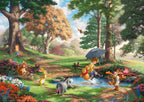 Disney Winnie the Pooh by Thomas Kinkade – 1000 Piece Jigsaw Puzzle (Schmidt)