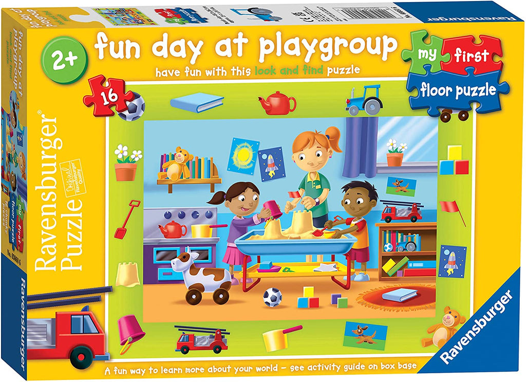 Ravensburger 3060 Fun Day At Nursery My First 16 Piece Jigsaw Puzzles - Completed Puzzle