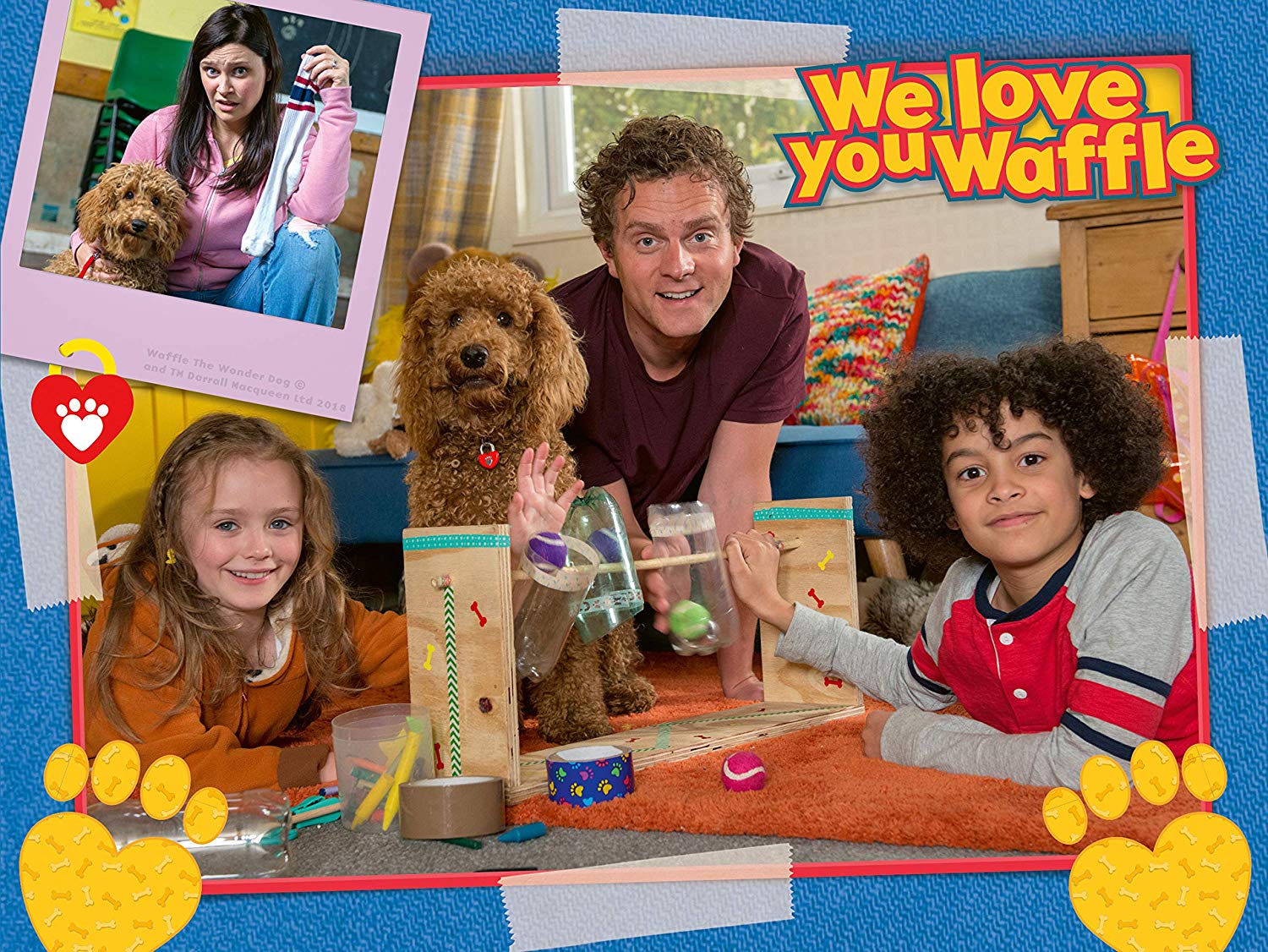 Ravensburger 3035 Waffle The Wonder Dog 4 In A Box (12, 16, 20, 24 piece) Jigsaw Puzzles