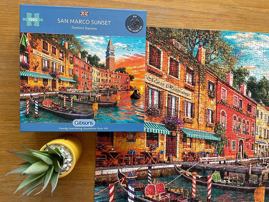 San Marco Sunset – 1000 Piece Jigsaw Puzzle (Gibsons)