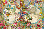 Flora Fauna World Map – 3000 Piece Jigsaw Puzzle (Ravensburger)