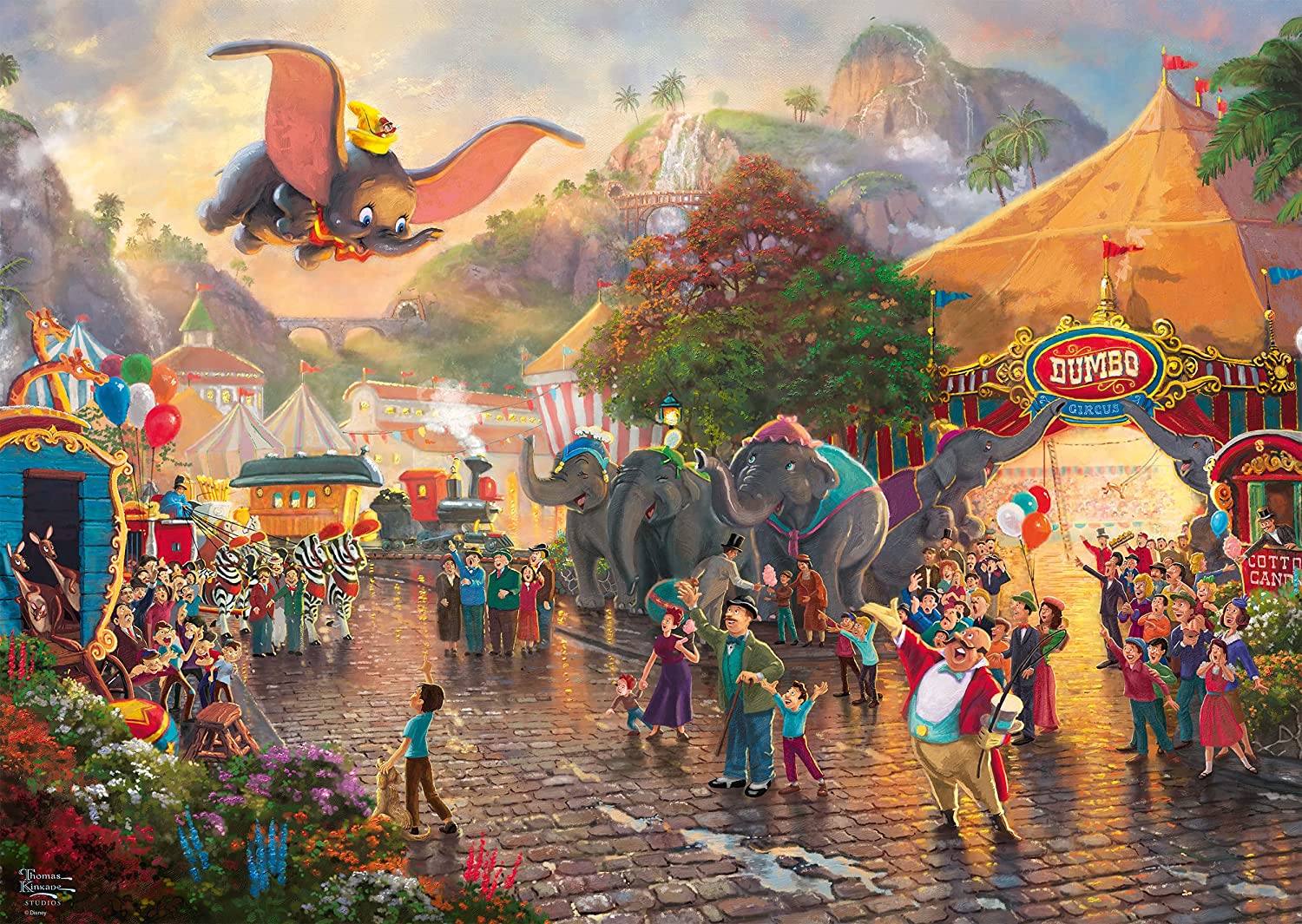 Disney Dumbo by Thomas Kinkade – 1000 Piece Jigsaw Puzzle (Schmidt)