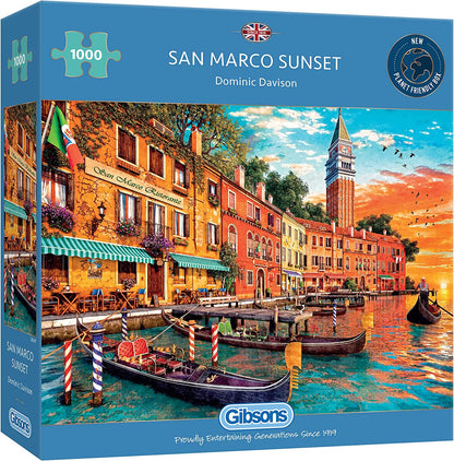 Gibsons - San Marco Sunset - 1000 Piece Jigsaw Puzzle