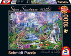 Moonlit Wildlife by Steve Sundram – 1000 Piece Jigsaw Puzzle (Schmidt)