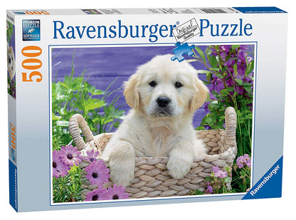 Ravensburger - Sweet Golden Retriever - 500 piece Jigsaw Puzzle