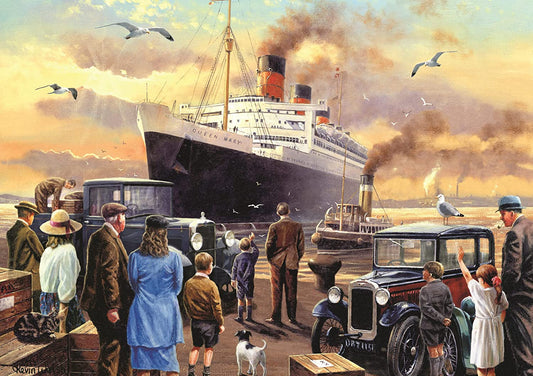 Piatnik - R.M.S. Queen Mary - 1000 Piece Jigsaw Puzzle