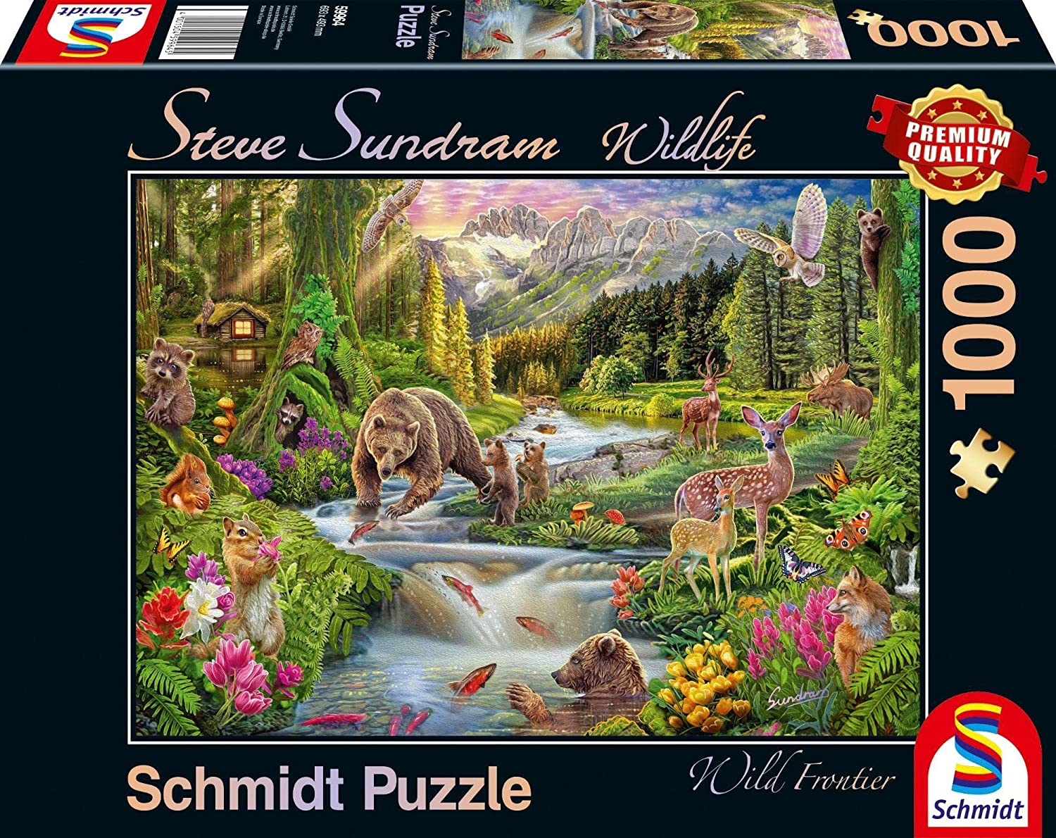 Wild Frontier by Steve Sundram – 1000 Piece Jigsaw Puzzle (Schmidt)