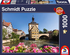 Bamberg, Regnitz and Old Town hall – 1000 Piece Jigsaw Puzzle (Schmidt)