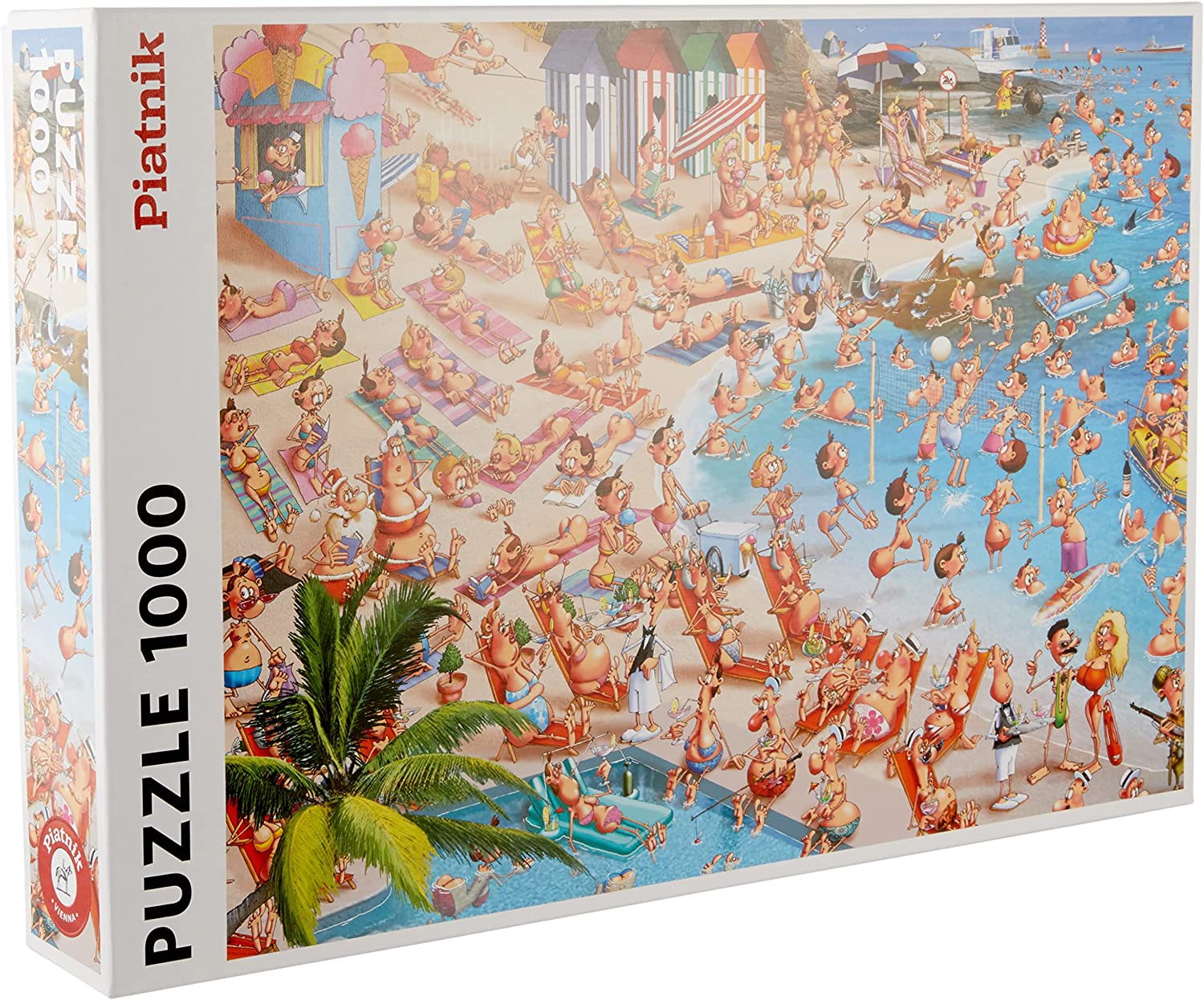 Beach by F Ruyer – 1000 Piece Jigsaw Puzzle (Piatnik)
