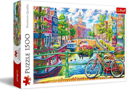 Trefl - Amsterdam Canal - 1500 Piece Jigsaw Puzzle