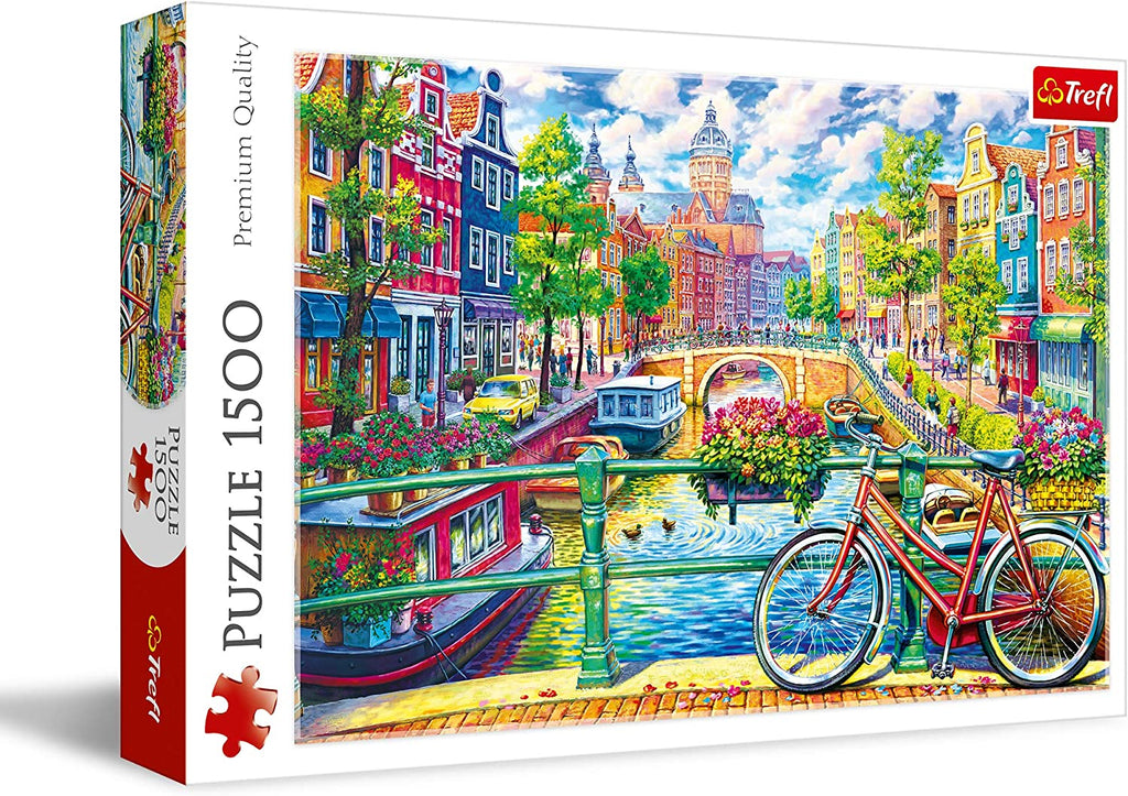 Amsterdam Canal – 1500 Piece Jigsaw Puzzle (Trefl)