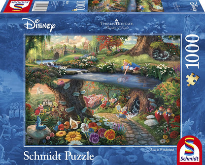 Schmidt - Thomas Kinkade: Disney Alice in Wonderland - 1000 Piece Jigsaw Puzzle