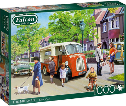 Falcon De Luxe - The Milkman - 1000 Piece Jigsaw Puzzle