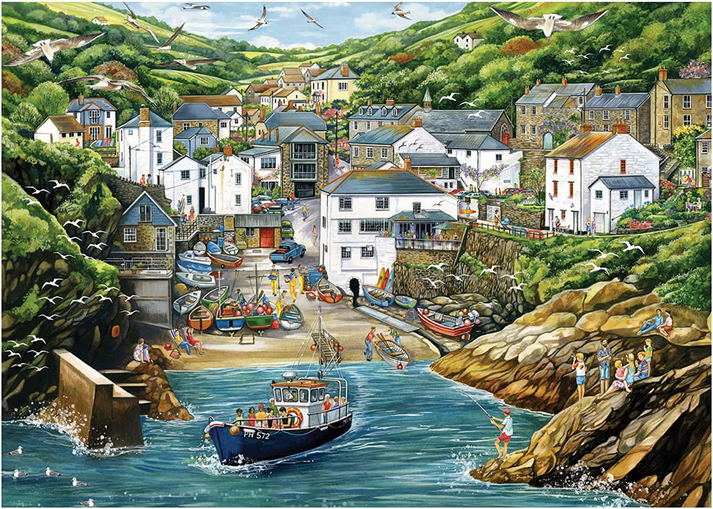 Portloe – 1000 Piece Jigsaw Puzzle (Falcon De Luxe)