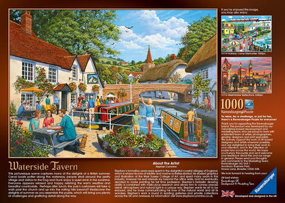 Ravensburger - Waterside Tavern - 1000 Piece Jigsaw Puzzle