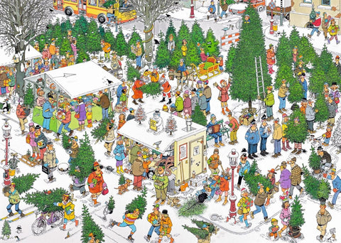 Christmas Dinner by Jan Van Haasteren – 2 X 1000 Piece Jigsaw Puzzles (Jan Van Haasteren)