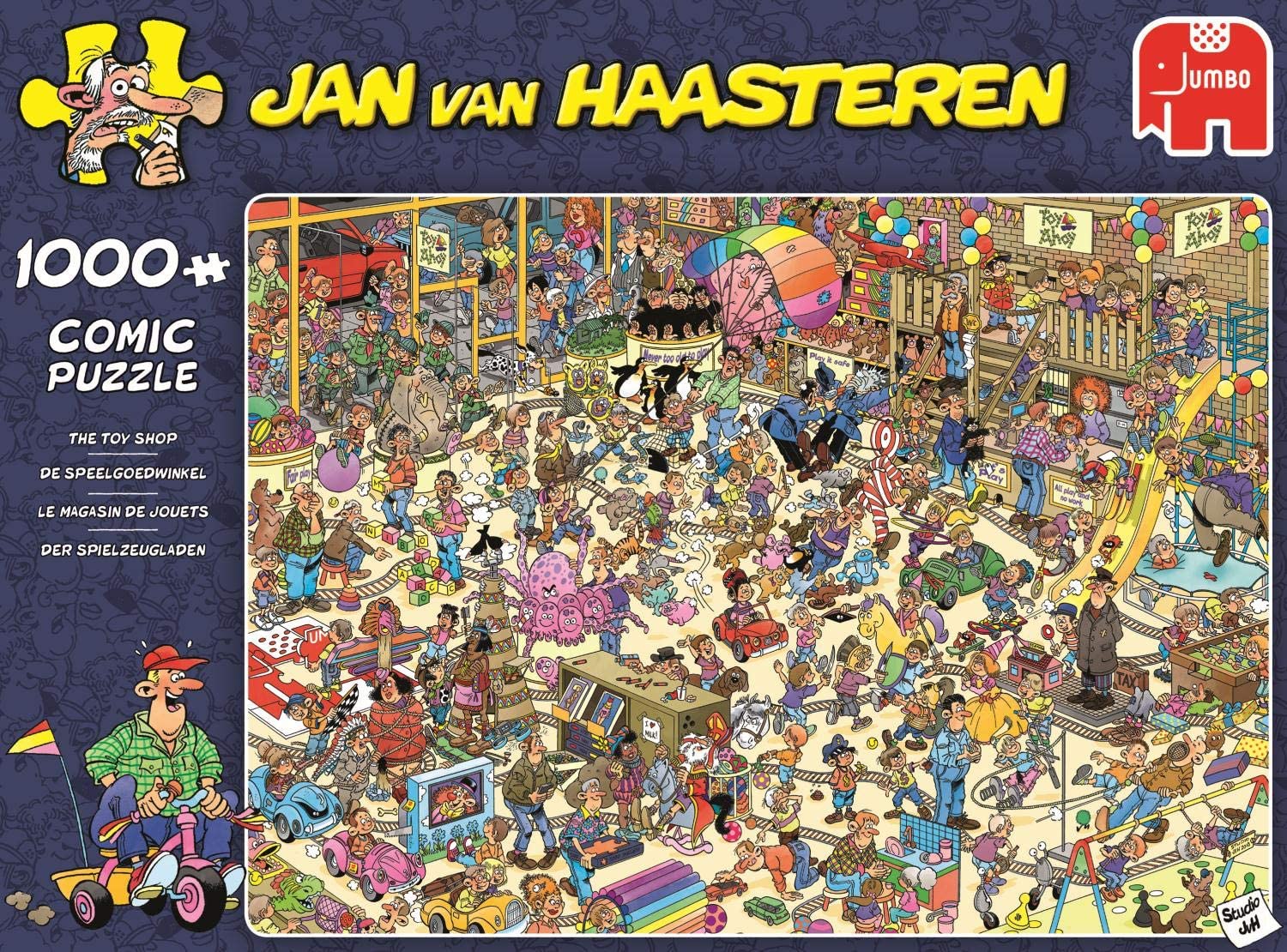 Toy Shop by Jan Van Haasteren – 1000 Piece Jigsaw Puzzle (Jan Van Haasteren)