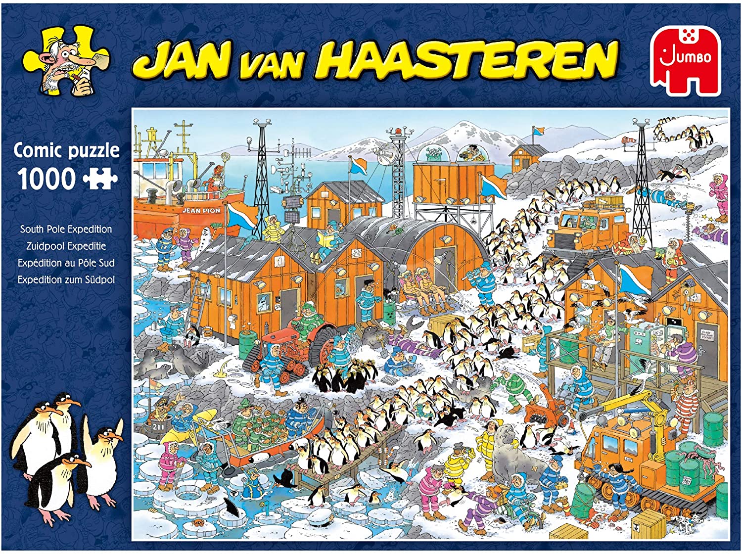 South Pole Expedition by Jan Van Haasteren – 1000 Piece Jigsaw Puzzle (Jan Van Haasteren)