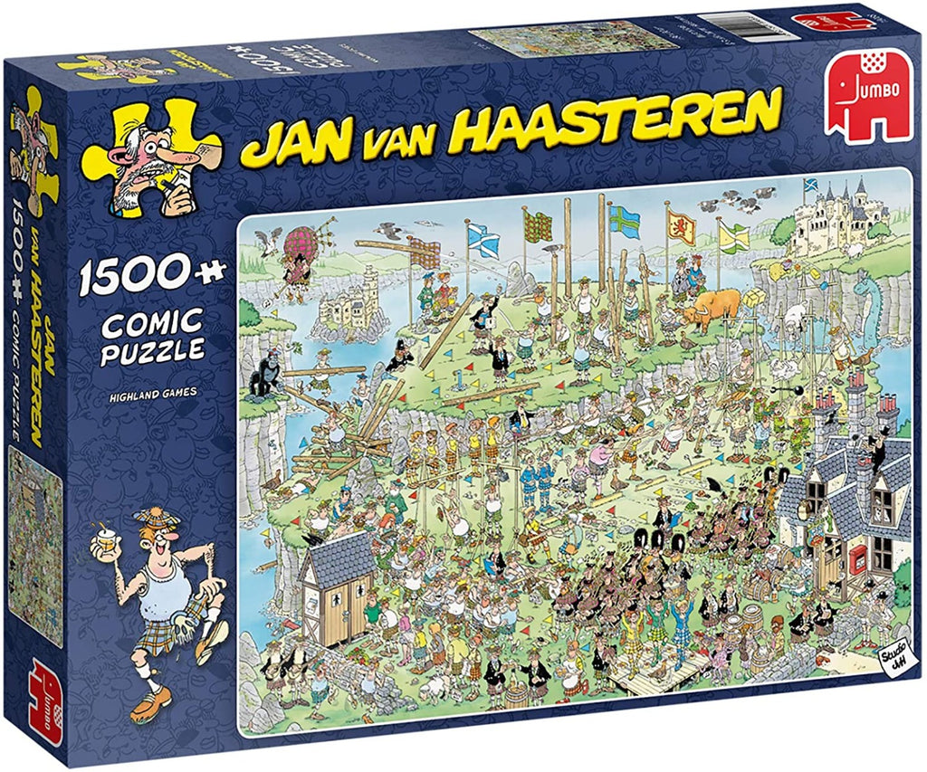 Highland Games by Jan Van Haasteren – 1500 Piece Jigsaw Puzzle (Jan Van Haasteren)