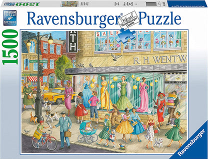 Ravensburger - Sidewalk Fashion - 1500 Piece Jigsaw Puzzle