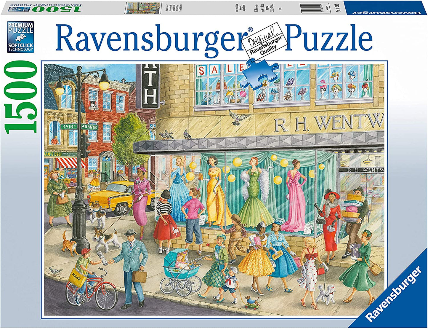 Ravensburger - Sidewalk Fashion - 1500 Piece Jigsaw Puzzle