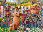 Cute Dogs in the Garden – 500 Piece Jigsaw Puzzle (Ravensburger)