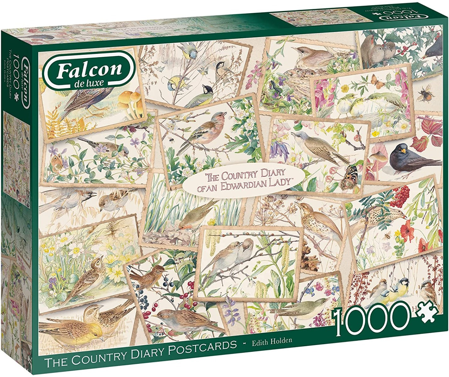 Falcon De Luxe - Country Diary Postcards - 1000 Piece Jigsaw Puzzle