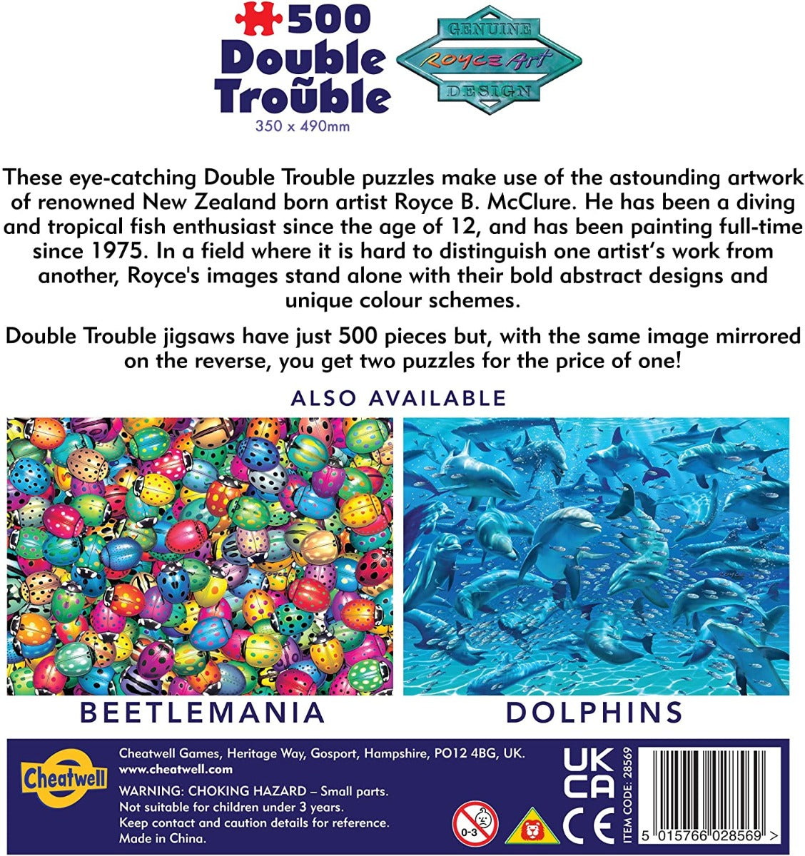 Cheatwell Games - Double Trouble Planets - 500 Piece Double Sided Jigsaw Puzzle