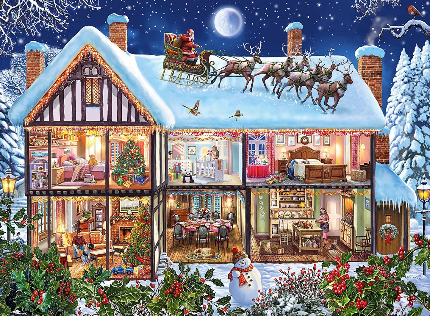 Ravensburger - Christmas at Home - 100 Piece Jigsaw Puzzle
