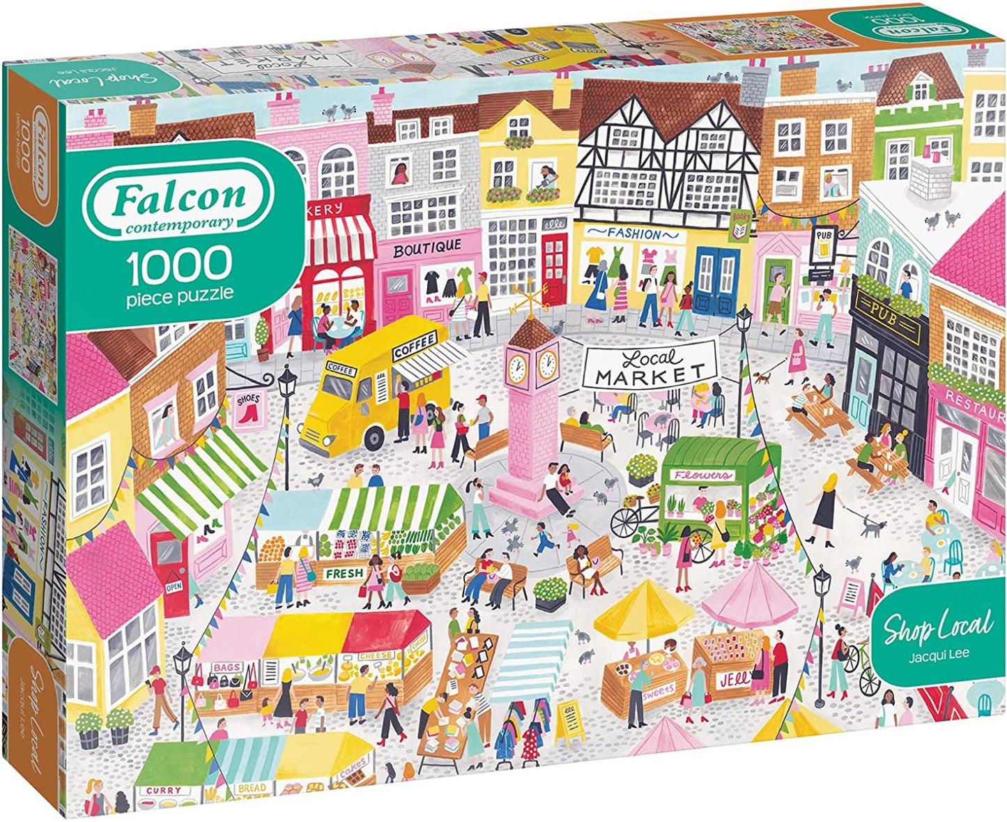 Falcon Contemporary - Shop Local - 1000 Piece Jigsaw Puzzle