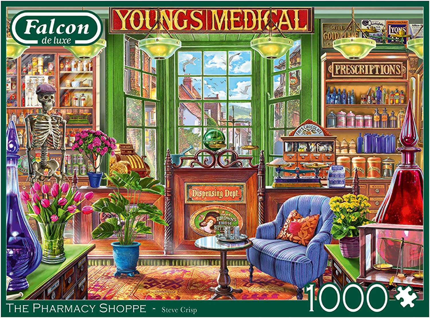 The Pharmacy Shop – 1000 Piece Jigsaw Puzzle (Falcon De Luxe)
