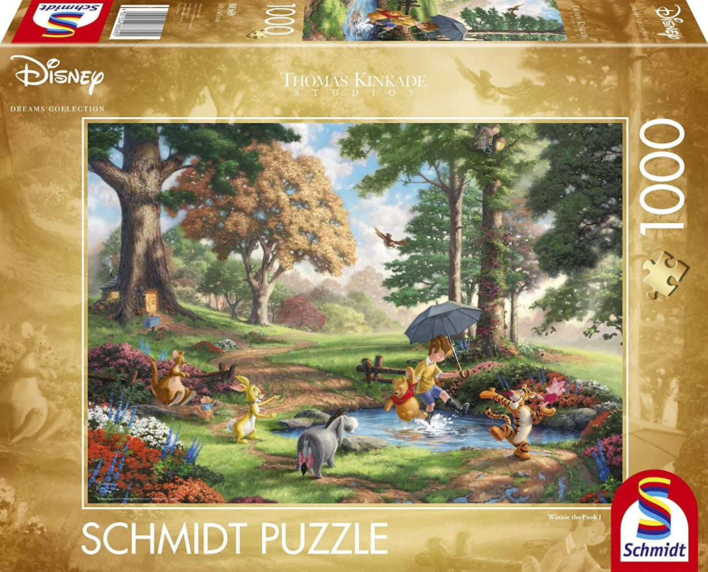 Schmidt - Thomas Kinkade: Disney Winnie the Pooh - 1000 Piece Jigsaw Puzzle