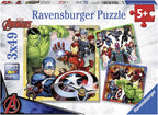 Avengers Assemble – 3 x 49 Piece Jigsaw Puzzles (Ravensburger)