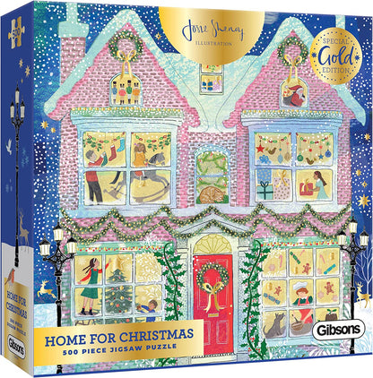 Gibsons - Home for Christmas - 500 Piece Jigsaw Puzzle