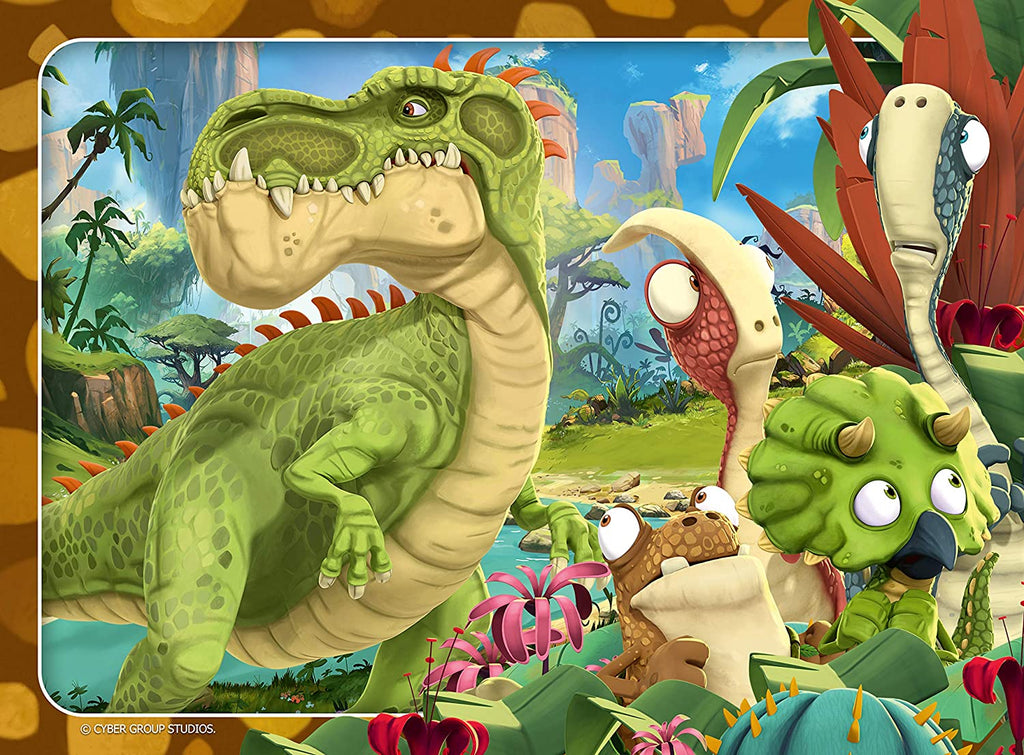 Gigantosaurus 4 in a Box – 12, 16, 20 and 24 Piece Jigsaw Puzzles (Ravensburger)